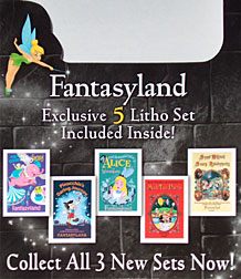 Disney Fantasyland Litho Set Vol 2