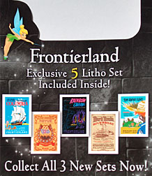 Disney Frontierland Litho Set Vol 2