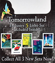 Disney Tomorrowland Litho Set Vol 2