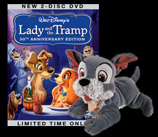 Lady And The Tramp Plush Toy