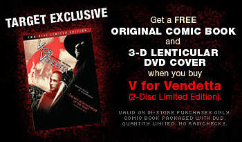 V For Vendetta 2-Disc Limited Edition Exclusive DVD